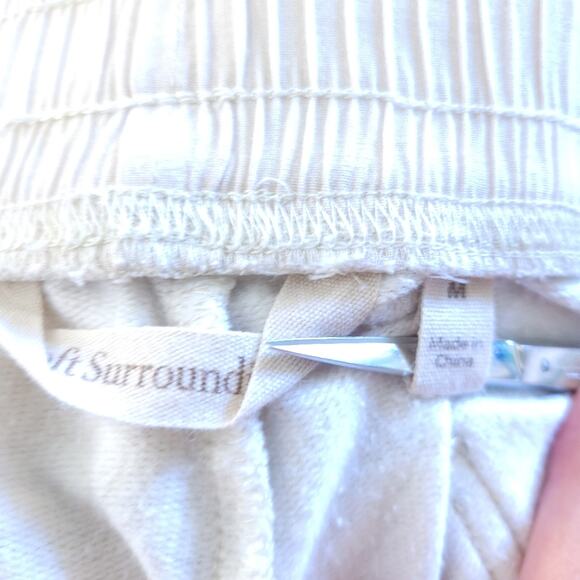 Soft Surroundings 2 Piece Loungewear Casual Set Medium Oatmeal/Cream Casual - Picture 8 of 9